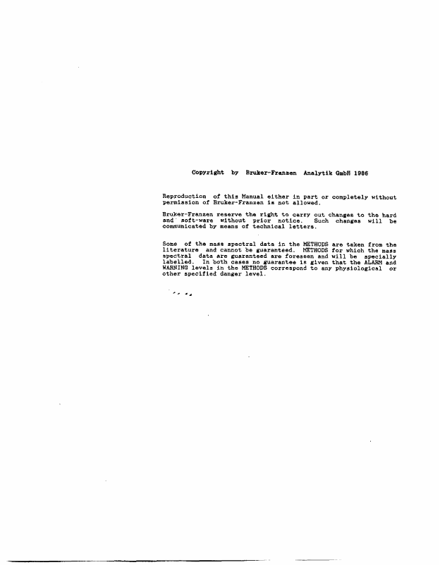 Bruker-Franzen Analytik, GMBH, �MM-1 User Manual,� February 1987, Chapter 8, p. 11.