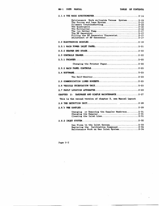 Bruker-Franzen Analytik, GMBH, MM-1 User Manual, February 1987, Chapter 8, p. 11.