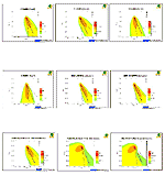 Figure A-40. Meteorological experiments for Khamisiyah soot patterns predicted by HPAC/SCIPUFF