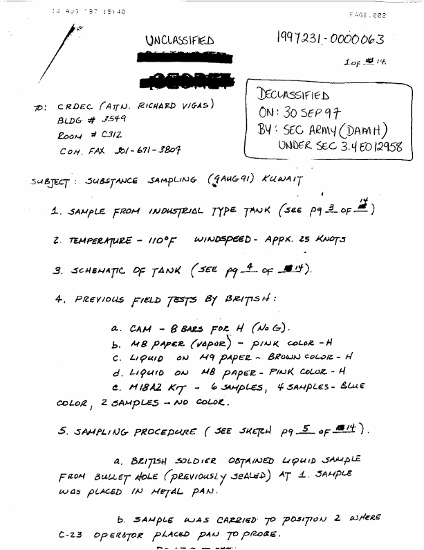 Fox tapes produced at the Kuwaiti Girls� School, August 9, 1991