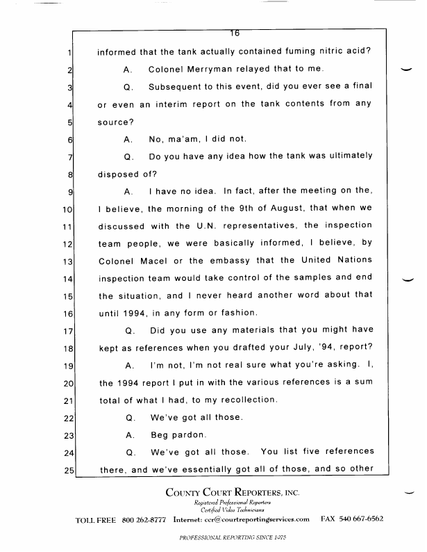 Interview with Lieutenant Colonel Don W. Killgore, October 15, 1997