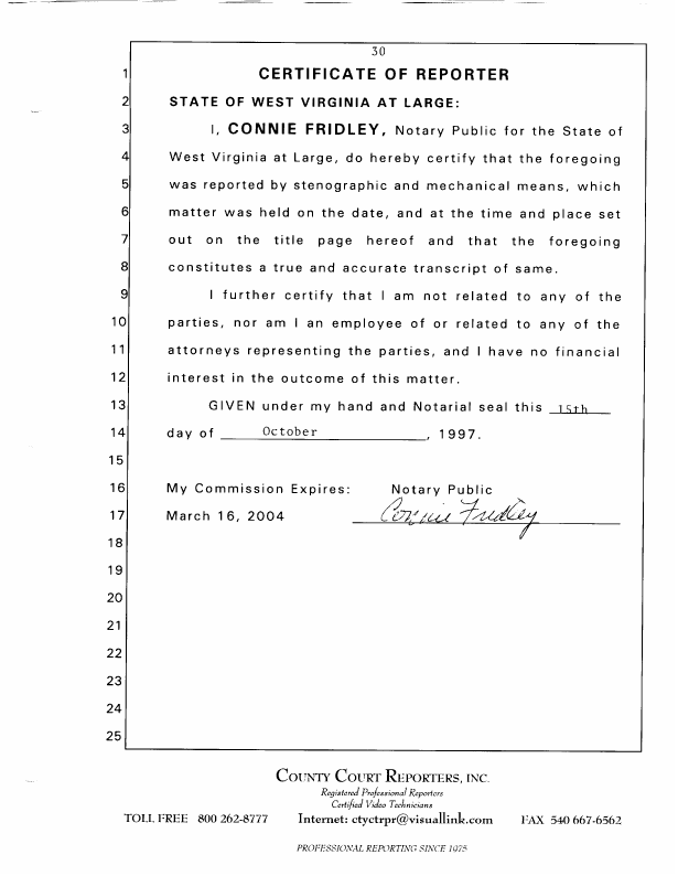 Interview with Lieutenant Colonel Don W. Killgore, October 15, 1997