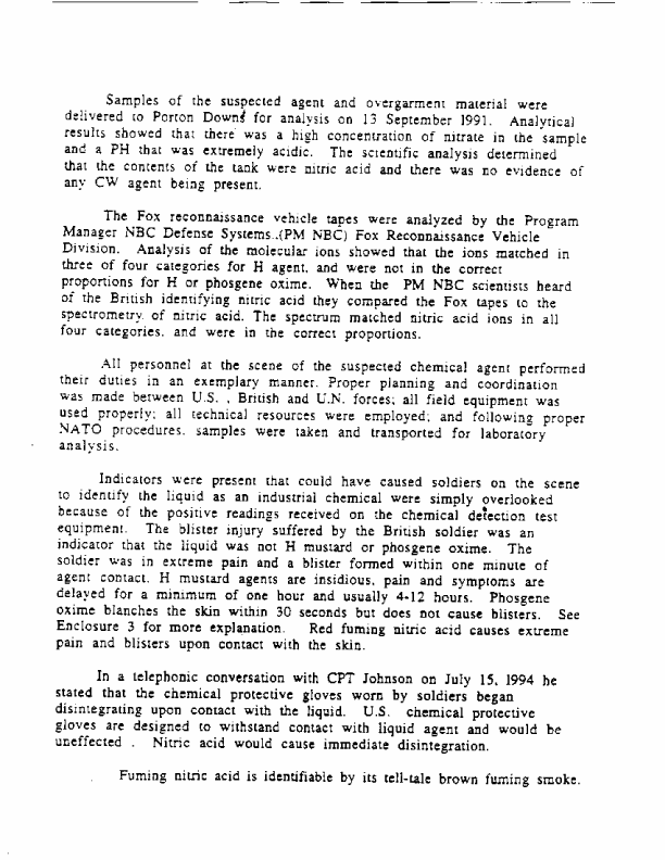 Letter from Assistant Secretary of Defense for Chemical/Biological Matters, No Subject,  undated