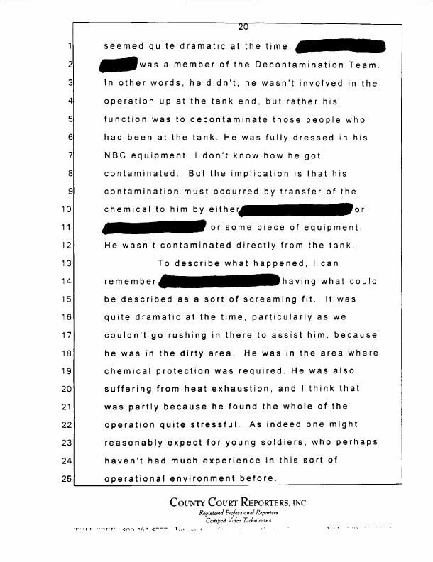 Interview with Major Jonathan Watkinson, October 16, 1997