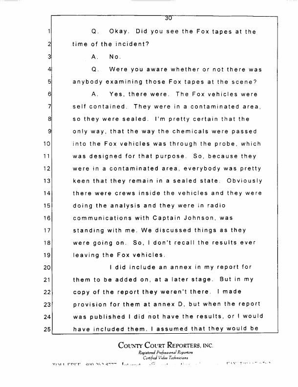 Interview with Major Jonathan Watkinson, October 16, 1997