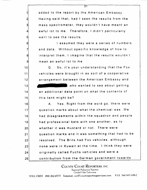 Interview with Major Jonathan Watkinson, October 16, 1997