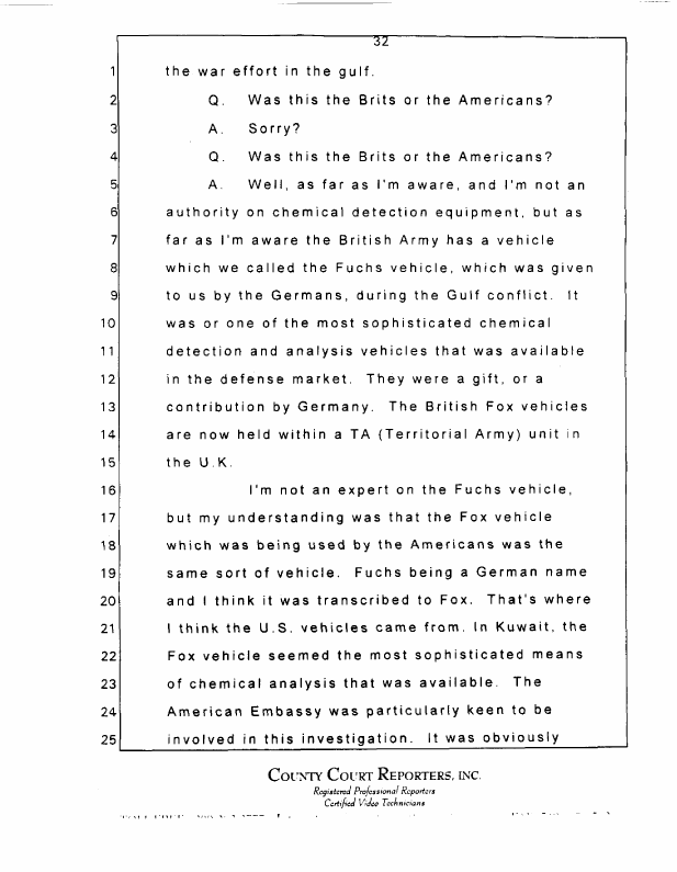 Interview with Major Jonathan Watkinson, October 16, 1997