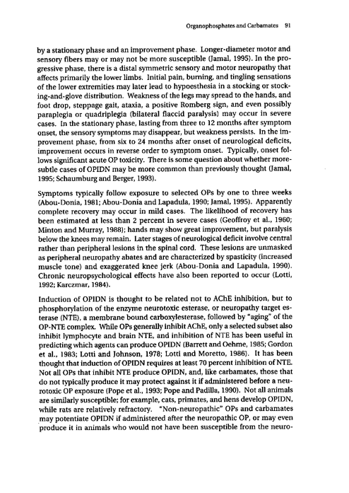 Cecchine, G., et al., �A Review of the Scientific Literature as it Pertains to Gulf War Illnesses: Pesticides,� vol. 8, RAND, 2000, p. 87-107.