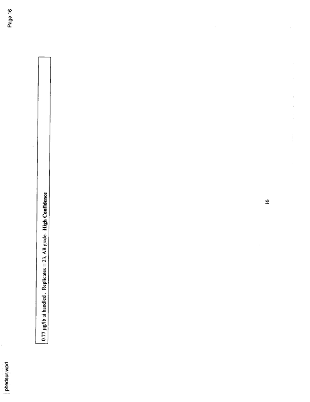   US Environmental Protection Agency, Office of Pesticide Programs, �PHED Surrogate Exposure Guide,� August 1998.