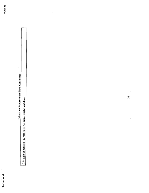   US Environmental Protection Agency, EPA Office of Pesticide Programs, �PHED Surrogate Exposure Guide,� August 1998.