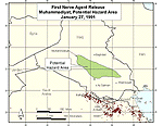 First Nerve Agent Release, Muhammadiyat, Potential Hazard Area January 27, 1991